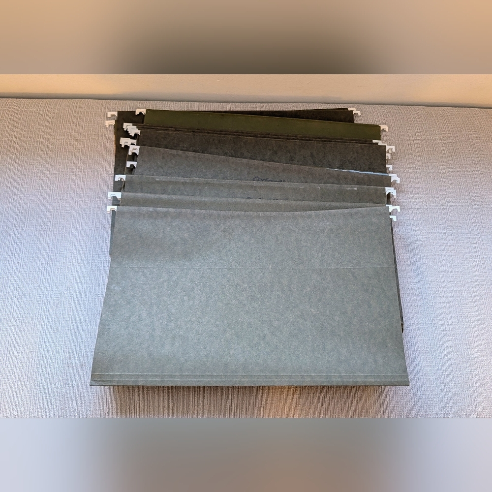 Set of Hanging File Folders
